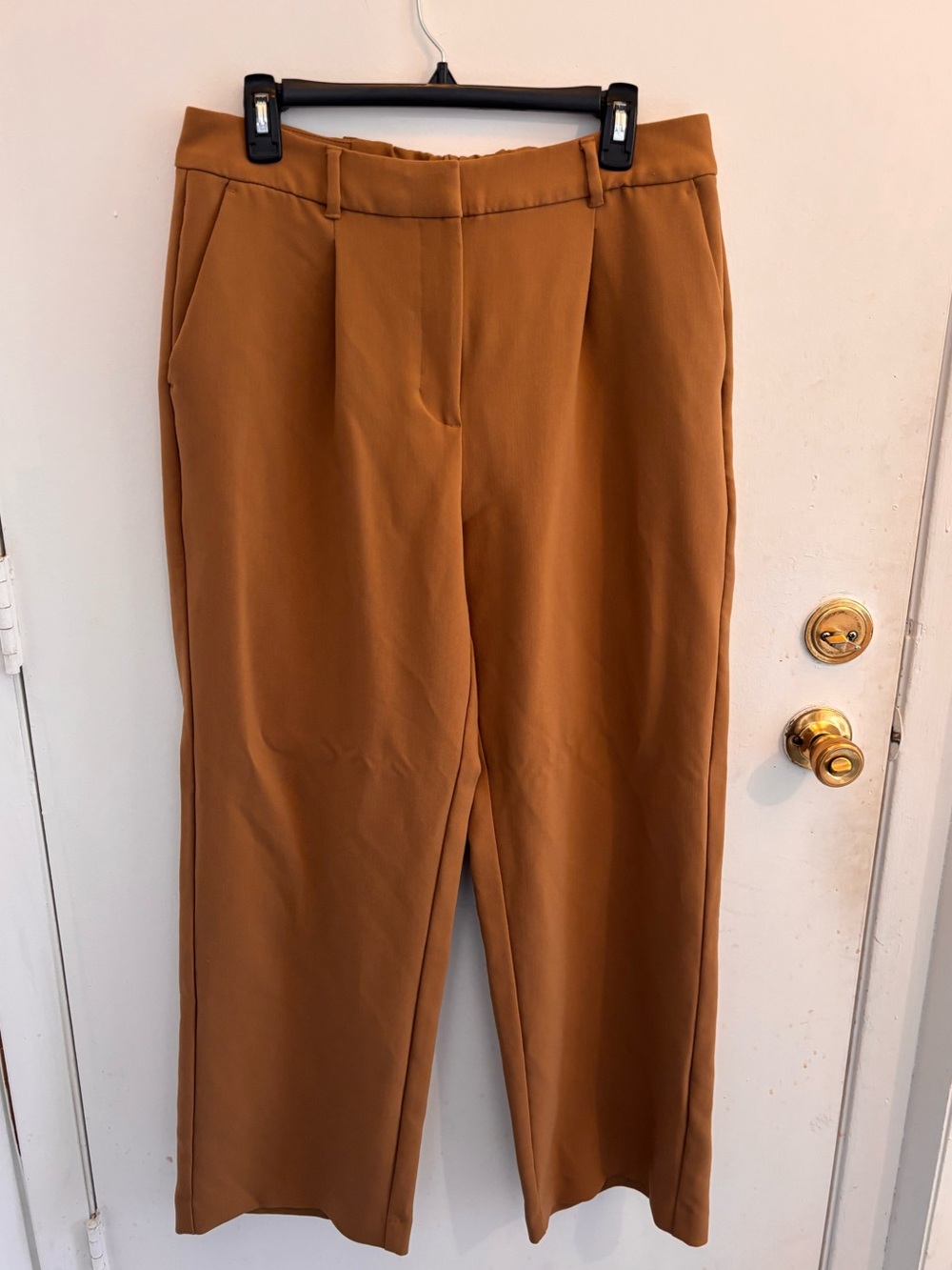 Old Navy Wide-Leg Dress Pants - Camel Brown
